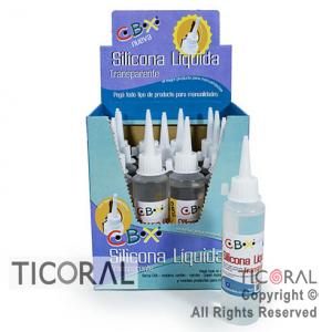 SILICONA LIQUIDA TRANSPARENTE 12 UNIDADES X 100CC C/U